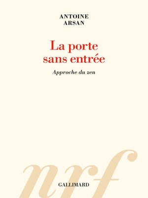 cover image of La porte sans entrée